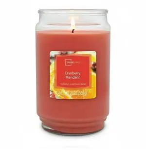Mainstays Cranberry Mandarin Scented Single-Wick Glass Jar Candle, 20 oz Mainstays Cranberry Mandarin Scented Single-Wick Glass Jar Candle, 20 oz