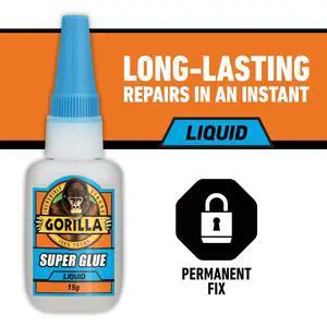 Gorilla Glue Super Glue 15g Bottle Net Content Quantity 1 Gorilla Glue Super Glue 15g Bottle Net Content Quantity 1
