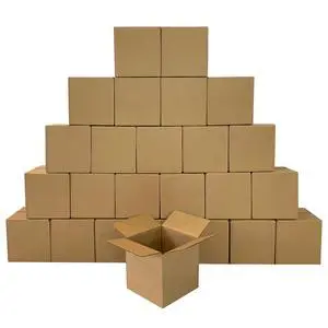 UOFFICE Corrugated Boxes 6" x 6" x 6" Cube Boxes - Bundle of 25 UOFFICE Corrugated Boxes 6" x 6" x 6" Cube Boxes - Bundle of 25