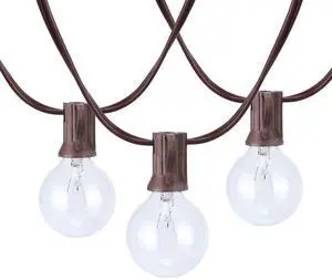 Better Homes & Gardens 20-Count G40 Clear Glass Globe Outdoor Patio String Lights Better Homes & Gardens 20-Count G40 Clear Glass Globe Outdoor Patio String Lights