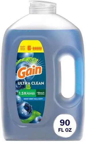 Gain Ultra Dish Washing Liquid Dish Soap, Honey Berry Hula Scent, 90 fl oz. Gain Ultra Dish Washing Liquid Dish Soap, Honey Berry Hula Scent, 90 fl oz.