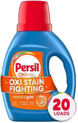 Persil Advanced Clean Oxi+Odor Fighter Liquid Laundry Detergent, 34 fl oz, 20 Loads Persil Advanced Clean Oxi+Odor Fighter Liquid Laundry Detergent, 34 fl oz, 20 Loads