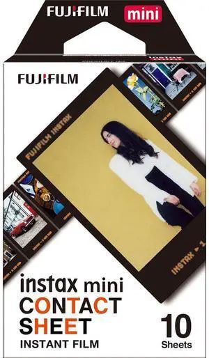 Fujifilm Instax Mini Contact Sheet Instant Film, 10 Exposures Fujifilm Instax Mini Contact Sheet Instant Film, 10 Exposures