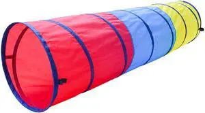 Play Day Pop-up Crawl Through Tunnel, Polyester Material, Indoor & Outdoor - Tunnel for Kids 3+ Play Day Pop-up Crawl Through Tunnel, Polyester Material, Indoor & Outdoor - Tunnel for Kids 3+