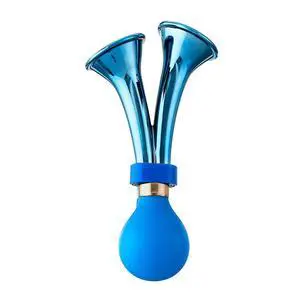 Concord Double Bicycle Horn, Blue Concord Double Bicycle Horn, Blue