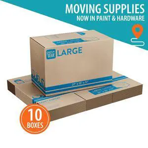 (10 pack) Pen+Gear Large Moving Boxes, 27L x 15W x 17H, Kraft (10 pack) Pen+Gear Large Moving Boxes, 27L x 15W x 17H, Kraft