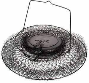 Ozark Trail 15 in x 21 in Collapsible Floating Wire Fishing Basket with Trap Doors and Handle Ozark Trail 15 in x 21 in Collapsible Floating Wire Fishing Basket with Trap Doors and Handle