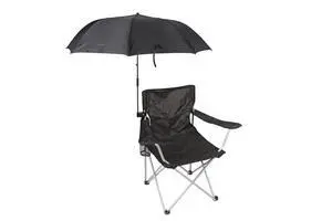 Ozark Trail Chair Umbrella with Universal Clamp, Adult, Black Ozark Trail Chair Umbrella with Universal Clamp, Adult, Black