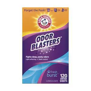 Arm & Hammer Odor Blaster Dryer Sheets, Fresh Burst, 120 Count Arm & Hammer Odor Blaster Dryer Sheets, Fresh Burst, 120 Count