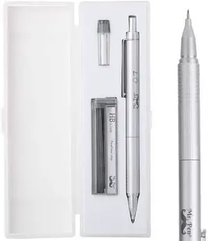 Mr. Pen - 0.7mm Mechanical Pencil with Case, Metal Drawing Pencils Mr. Pen - 0.7mm Mechanical Pencil with Case, Metal Drawing Pencils