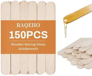 Wax Sticks for Hair Removal - 150pcs Large Wooden Waxing Spatula,6" Wax Sticks for Hair Removal - 150pcs Large Wooden Waxing Spatula,6"