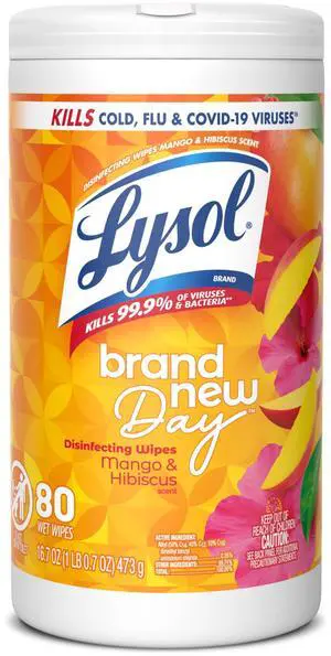 Lysol Disinfecting Wipes Multi-Surface Cleaner Mango 80ct. Lysol Disinfecting Wipes Multi-Surface Cleaner Mango 80ct.