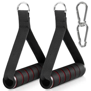 2 Pack Upgraded Exercise Handles, Gym Handle Equipment for Cable Machine Attachments, Strength Training Workout, Pilates, Home Gym, Resistance Bands, Heavy Duty Workout Accessories 2 Pack Upgraded Exercise Handles, Gym Handle Equipment for Cable Machine Attachments, Strength Training Workout, Pilates, Home Gym, Resistance Bands, Heavy Duty Workout Accessories