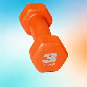 ICUTE-CAP, 3lb Neoprene Dumbbell, Orange, Single,Best Seller ICUTE-CAP, 3lb Neoprene Dumbbell, Orange, Single,Best Seller
