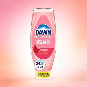 ICUTE-Dawn Gentle Clean EZ-Squeeze Dish Soap, Dishwashing Liquid, Pomegranate & Rose Water, 24.3oz,Best Seller ICUTE-Dawn Gentle Clean EZ-Squeeze Dish Soap, Dishwashing Liquid, Pomegranate & Rose Water, 24.3oz,Best Seller