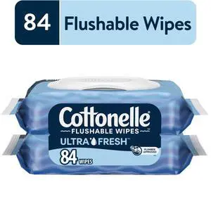 ICUTE-Cottonelle Ultra Fresh Flushable Wet Wipes, 2 Flip-Top Packs ICUTE-Cottonelle Ultra Fresh Flushable Wet Wipes, 2 Flip-Top Packs