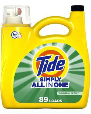 ICUTE-Tide Simply Laundry Detergent Liquid, Daybreak Fresh, 117 fl oz, 89 Loads ICUTE-Tide Simply Laundry Detergent Liquid, Daybreak Fresh, 117 fl oz, 89 Loads