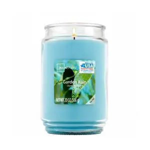 ICUTE-Mainstays Garden Rain Single-Wick Scented Glass Jar Candle, 20 oz ICUTE-Mainstays Garden Rain Single-Wick Scented Glass Jar Candle, 20 oz