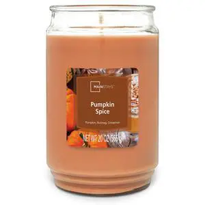 ICUTE-Mainstays Pumpkin Spice Scented Single Wick Jar Candle, 20 oz ICUTE-Mainstays Pumpkin Spice Scented Single Wick Jar Candle, 20 oz