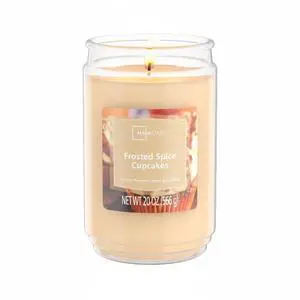 ICUTE-Mainstays Single-Wick Scented Glass Jar Candle, Frosted Spice Cupcakes, 20oz. ICUTE-Mainstays Single-Wick Scented Glass Jar Candle, Frosted Spice Cupcakes, 20oz.