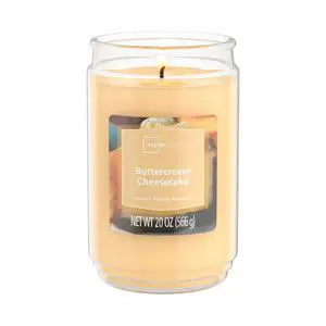 ICUTE-Mainstays Buttercream Cheesecake Single-Wick Scented Jar Candle, 20 oz ICUTE-Mainstays Buttercream Cheesecake Single-Wick Scented Jar Candle, 20 oz