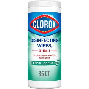 ICUTE-Clorox Disinfecting Cleaning Wipes, Bleach Free, Fresh Scent, 35 Count ICUTE-Clorox Disinfecting Cleaning Wipes, Bleach Free, Fresh Scent, 35 Count