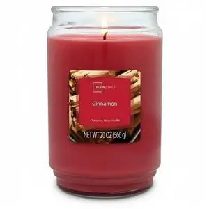ICUTE-Mainstays Single-Wick Scented Glass Jar Candle, Cinnamon, 20oz. ICUTE-Mainstays Single-Wick Scented Glass Jar Candle, Cinnamon, 20oz.