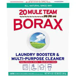 ICUTE-20 Mule Team All Natural Borax Laundry Detergent Booster & Multi-Purpose Household Cleaner, 65 Ounce ICUTE-20 Mule Team All Natural Borax Laundry Detergent Booster & Multi-Purpose Household Cleaner, 65 Ounce