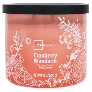ICUTE-Mainstays 3-Wick Ombre Wrap Cranberry Mandarin Candle, 14 Ounce ICUTE-Mainstays 3-Wick Ombre Wrap Cranberry Mandarin Candle, 14 Ounce