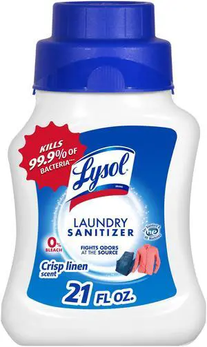 ICUTE-Lysol Laundry Sanitizer Additive, Sanitizing Liquid for Clothes and Linens, Crisp Linen, 21 oz ICUTE-Lysol Laundry Sanitizer Additive, Sanitizing Liquid for Clothes and Linens, Crisp Linen, 21 oz
