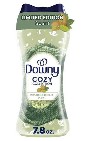 Downy Cozy Collection In-Wash Laundry Scent Booster Beads, Pistachio Cream Scent, 7.8 oz Downy Cozy Collection In-Wash Laundry Scent Booster Beads, Pistachio Cream Scent, 7.8 oz
