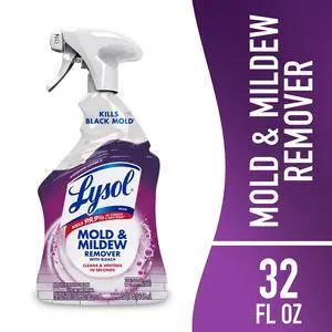 Lysol Mold and Mildew Foamer Cleaner with Bleach, Stain Remover, 32 fl oz Lysol Mold and Mildew Foamer Cleaner with Bleach, Stain Remover, 32 fl oz