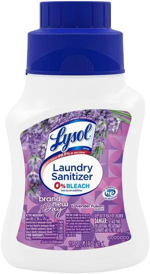 Laundry Sanitizer Additive, Eliminates Odor Causing Bacteria, Lavender Fusion, 21 oz Laundry Sanitizer Additive, Eliminates Odor Causing Bacteria, Lavender Fusion, 21 oz