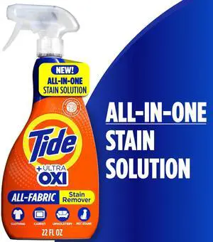 Tide +Ultra Oxi All-Fabric Laundry Stain Remover Spray, 22 fl oz Tide +Ultra Oxi All-Fabric Laundry Stain Remover Spray, 22 fl oz