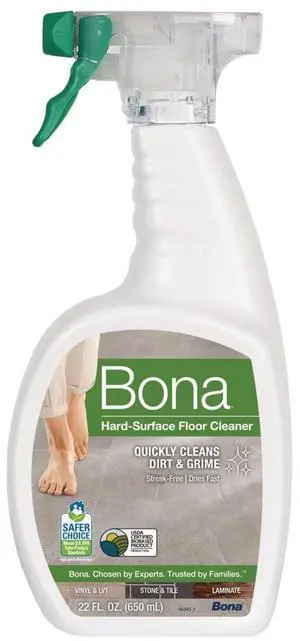 Bona® Multi-Surface Floor Cleaner, for Stone Tile Laminate and Vinyl LVT/LVP 22 Fl Oz Bona® Multi-Surface Floor Cleaner, for Stone Tile Laminate and Vinyl LVT/LVP 22 Fl Oz