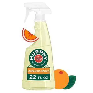 Murphy Oil Soap Cleaning Spray, Wood Cleaner, No-Rinse Floor Cleaner, Orange Scent, 22 fl oz Bottle Murphy Oil Soap Cleaning Spray, Wood Cleaner, No-Rinse Floor Cleaner, Orange Scent, 22 fl oz Bottle