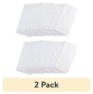 (2 pack) Mainstays 18-Pack Washcloth Bundle, White (2 pack) Mainstays 18-Pack Washcloth Bundle, White