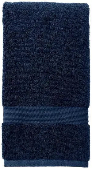 Better Homes & Gardens Signature Soft Solid Cotton Hand Towel, Blue Admiral Better Homes & Gardens Signature Soft Solid Cotton Hand Towel, Blue Admiral