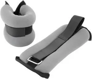 CAP 5lb Adjustable Straps Grey Wrist/Ankle Weight CAP 5lb Adjustable Straps Grey Wrist/Ankle Weight