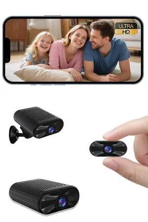 Mini Camera - 4K HD Wireless Small Camera - Tiny Indoor Security Cameras with Night Vision & Motion Detection, APP Control Nanny Cam for Home, Office, Baby, Pet, Miniguard Cam ( 2.4G & 5GHz WiFi ) Mini Camera - 4K HD Wireless Small Camera - Tiny Indoor Security Cameras with Night Vision & Motion Detection, APP Control Nanny Cam for Home, Office, Baby, Pet, Miniguard Cam ( 2.4G & 5GHz WiFi )