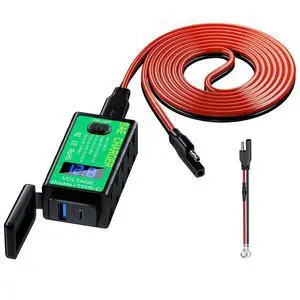 YONHAN Motorcycle Phone Charger Dual USB Type C PD & QC 3.0 YONHAN Motorcycle Phone Charger Dual USB Type C PD & QC 3.0