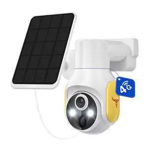 4G LTE Cellular Security Camera Wireless Outdoor, No Wi-Fi Solar Powered Camera, 360° Live View, Color Night Vision, PIR Motion Sensor, Two-Way Talk, Built-in SIM Card, Unlimited Plan 4G LTE Cellular Security Camera Wireless Outdoor, No Wi-Fi Solar Powered Camera, 360° Live View, Color Night Vision, PIR Motion Sensor, Two-Way Talk, Built-in SIM Card, Unlimited Plan
