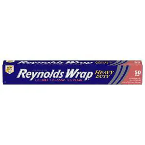 Reynolds Wrap Heavy Duty Aluminum Foil Roll, 12 Inch Wide, 50sq ft Reynolds Wrap Heavy Duty Aluminum Foil Roll, 12 Inch Wide, 50sq ft