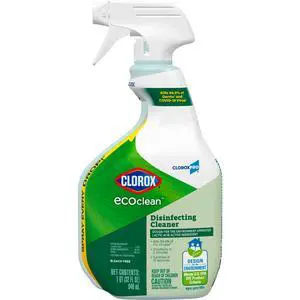 CloroxPro EcoClean Disinfecting Cleaner Spray Bottle, 32 fl. oz. CloroxPro EcoClean Disinfecting Cleaner Spray Bottle, 32 fl. oz.
