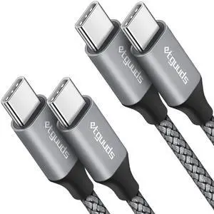 etguuds USB C to USB C Cable 2ft, 2-Pack 60W C to C Cable Fast Charging etguuds USB C to USB C Cable 2ft, 2-Pack 60W C to C Cable Fast Charging