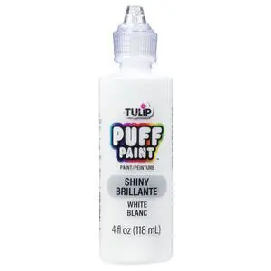 Tulip Puff Fabric Paint 4 fl oz Shiny White Permanent Craft Paint for Clothes DIY Projects Non-toxic Tulip Puff Fabric Paint 4 fl oz Shiny White Permanent Craft Paint for Clothes DIY Projects Non-toxic