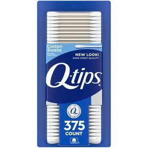 Q-tips Cotton Swabs 375 Count, 100% Cotton Q-tips Cotton Swabs 375 Count, 100% Cotton