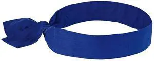 Ergodyne Chill Its 6700 Cooling Bandana with Evaporative Polymer Crystals, Adjustable Tie, Blue Ergodyne Chill Its 6700 Cooling Bandana with Evaporative Polymer Crystals, Adjustable Tie, Blue