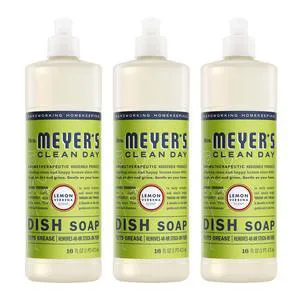 Mrs. Meyer's Clean Day Liquid Dish Soap Lemon Verbena 16Fl Oz 3 Count Mrs. Meyer's Clean Day Liquid Dish Soap Lemon Verbena 16Fl Oz 3 Count