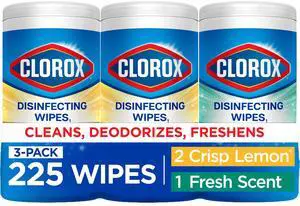 Clorox Disinfecting Wipes Back to School Variety Pack, 75 Count Each, 3-Pack (Package May Vary) Clorox Disinfecting Wipes Back to School Variety Pack, 75 Count Each, 3-Pack (Package May Vary)